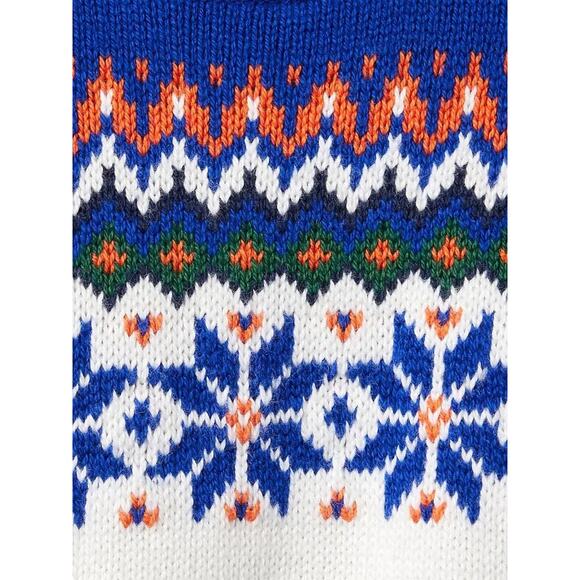 Janie and Jack Fair Isle Sweater sz 6 - Picture 2 of 11